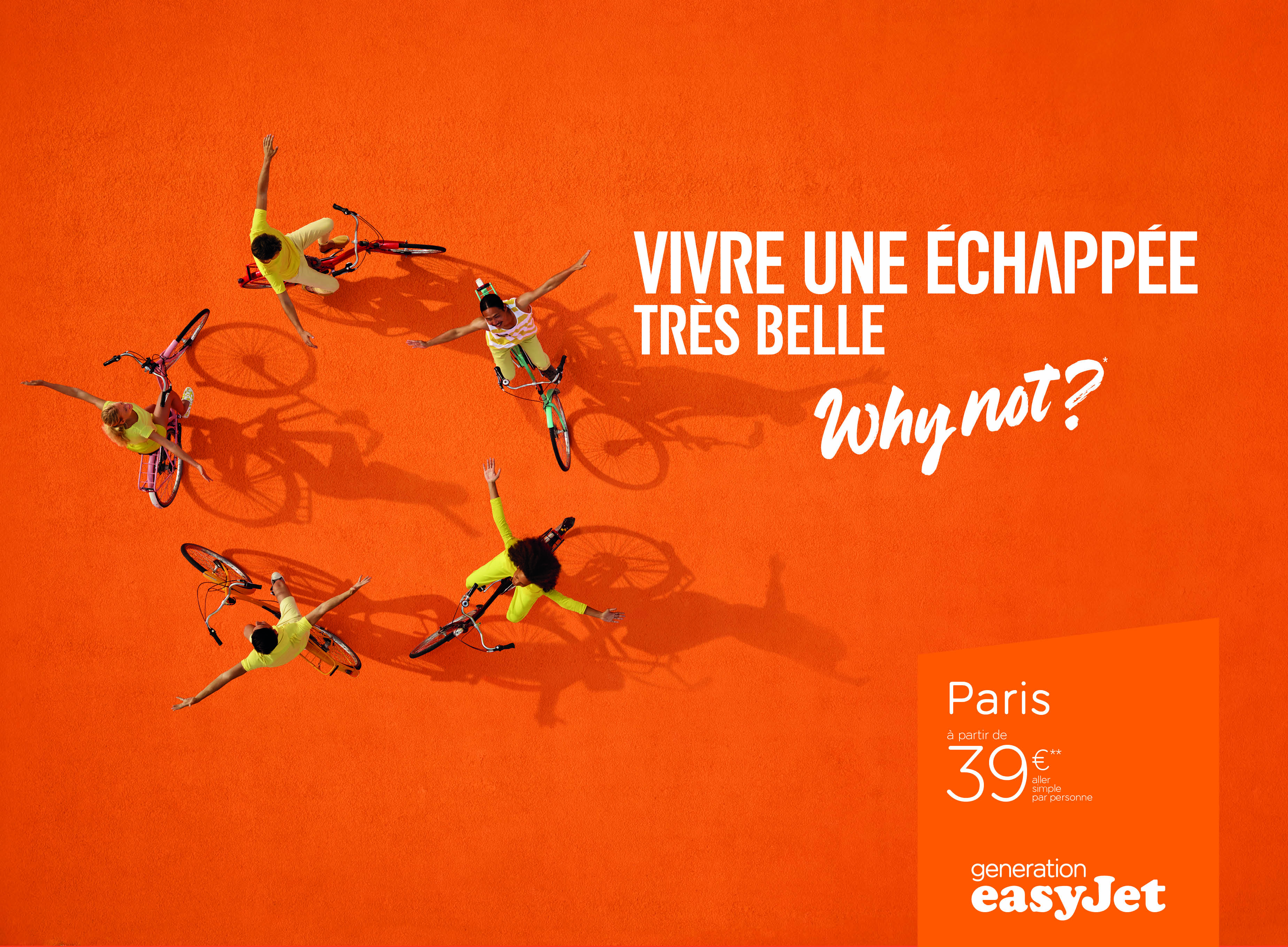 Nouvelle campagne easyJet agence Grenade & Sparks