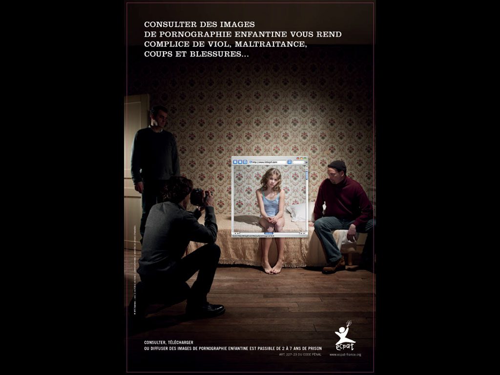 Lutter Contre L Exploitation Sexuelle Des Enfants Print Ecpat Agence Betc Paris