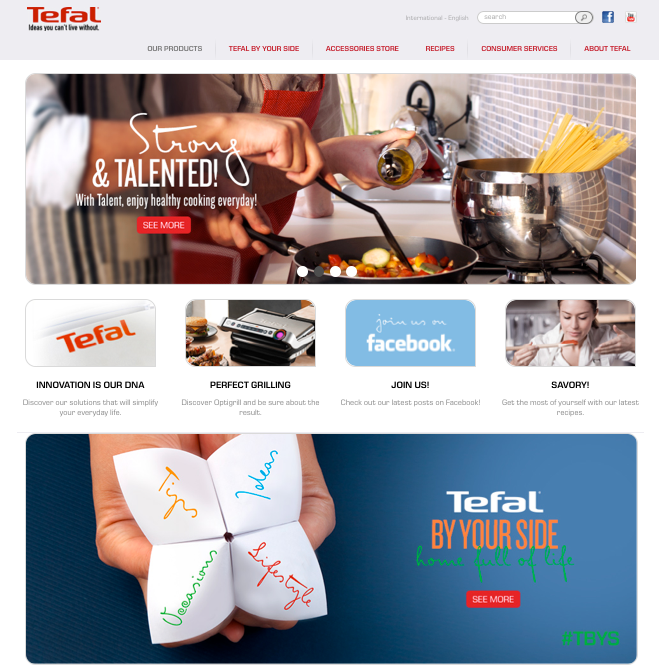 Le site Tefal
