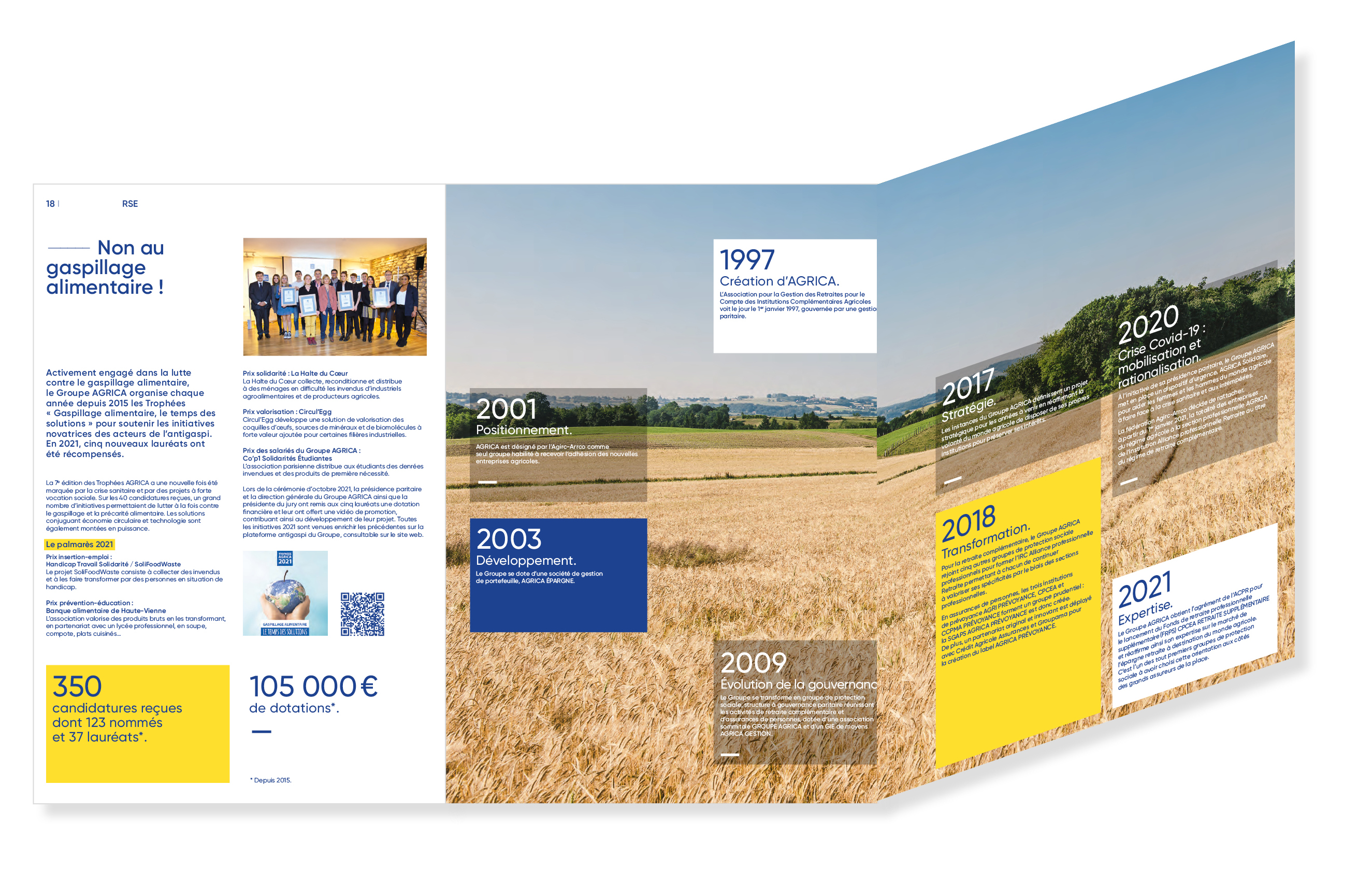 Vient de paraître : Rapport annuel du Groupe AGRICA 🚜