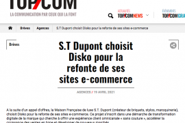 S.T Dupont s’engage avec DISKO