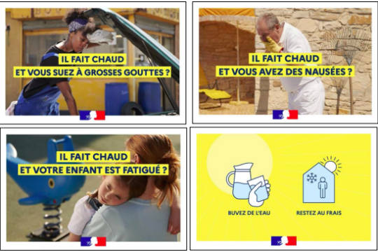 « ADOPTONS TOUS LES BONS RÉFLEXES FACE AUX FORTES CHALEURS »