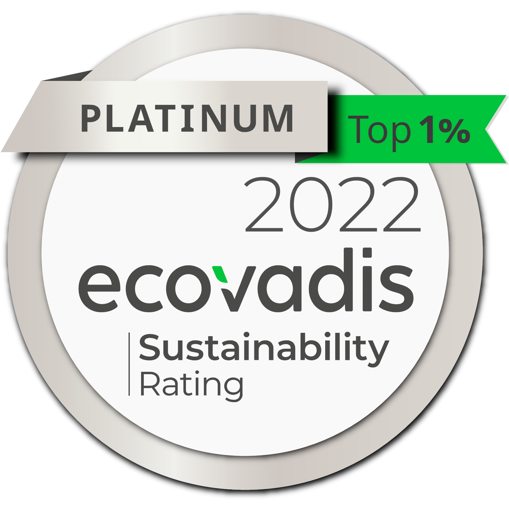 En juillet 2022, suite à l’évaluation de son système de management RSE par EcoVadis, W a obtenu la note de 75/100. Ce score lui permet de se hisser dans le top 1 des entreprises les mieux notées, et d’obtenir une médaille de platine.