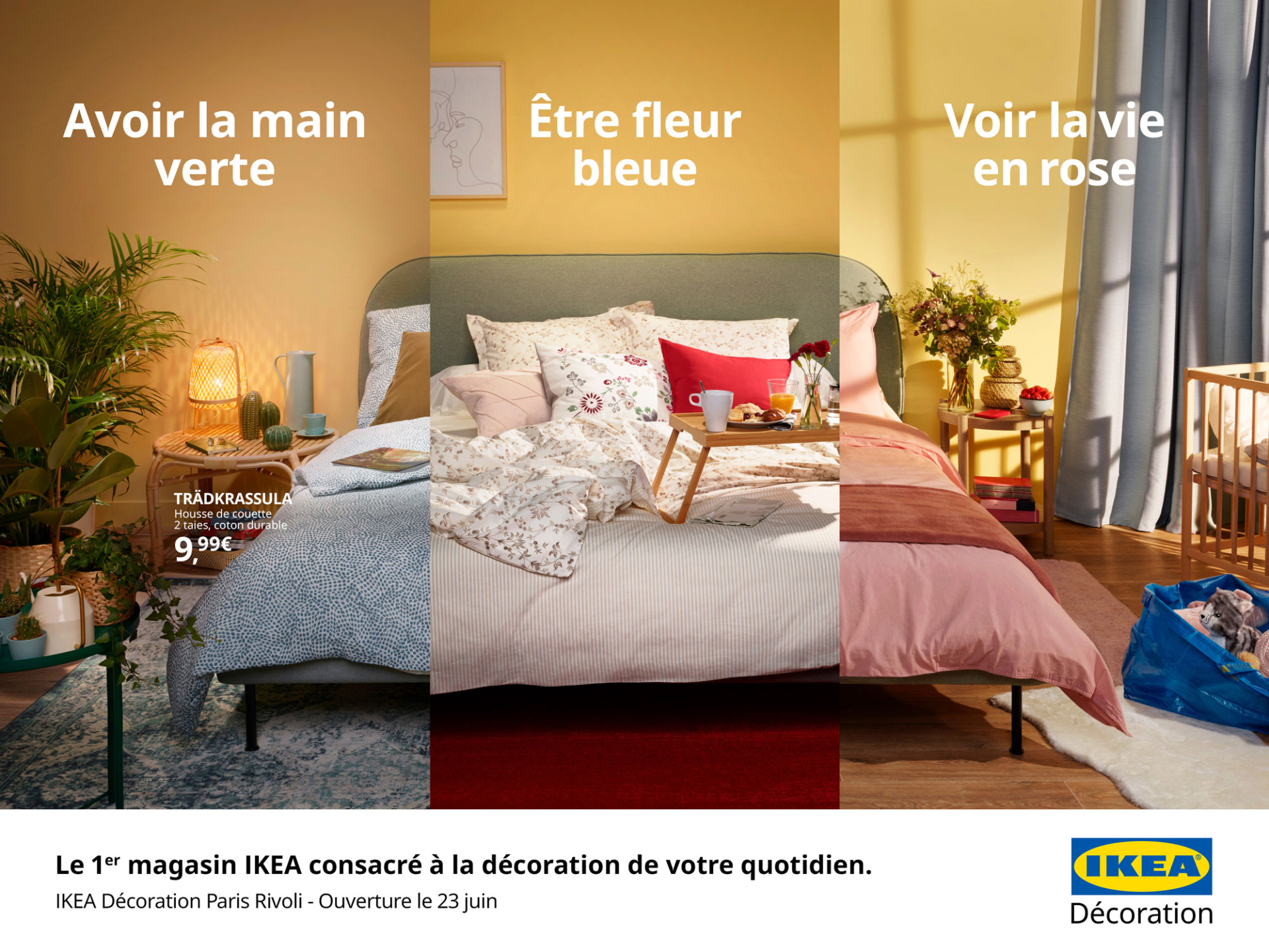 Campagne affichage - Ikéa Décoration à Paris Rivoli - IKEA - BUZZMAN