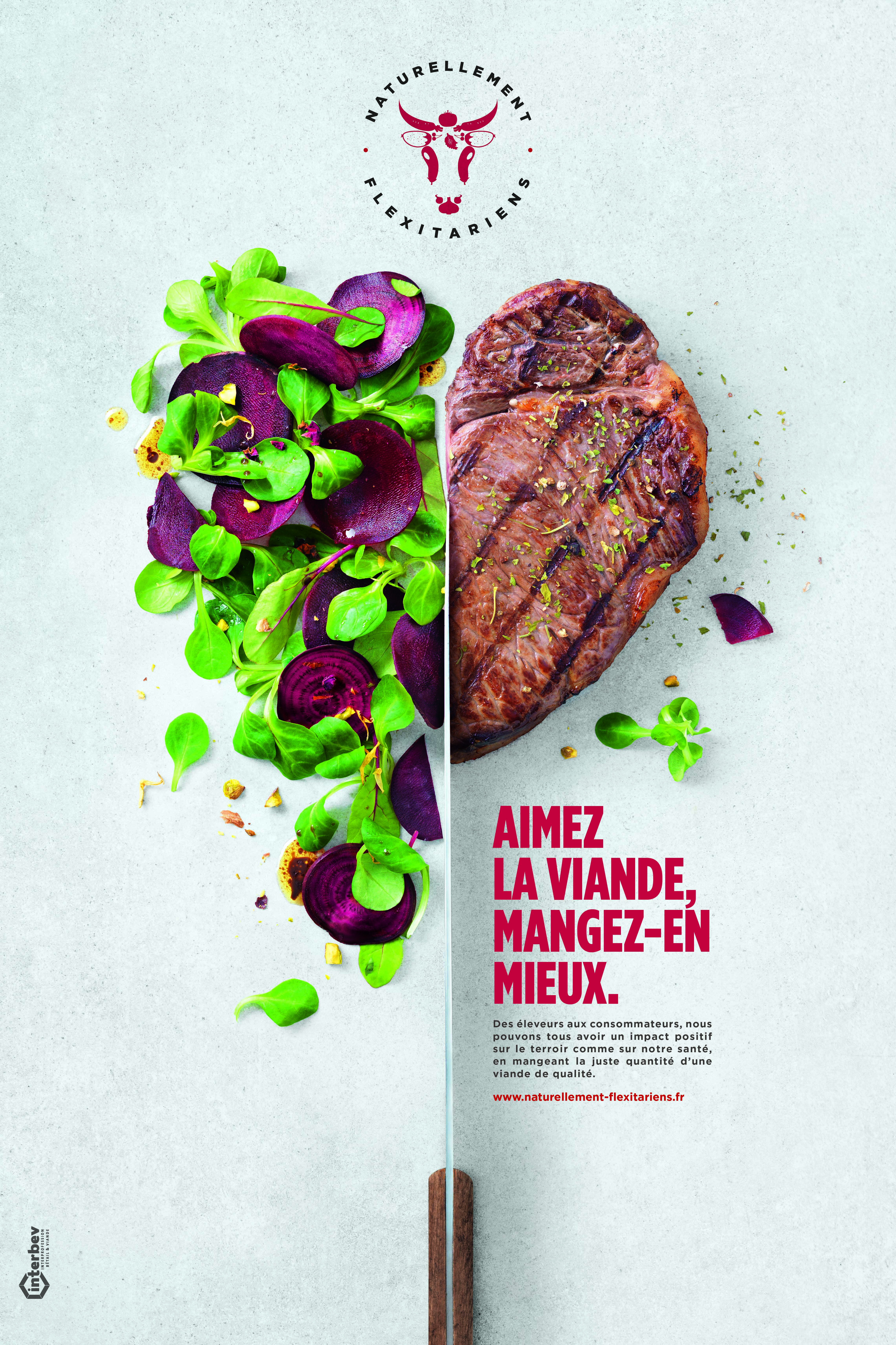 Campagne TV et Affichage – Aimez la viande, mangez-en mieux – INTERBEV – agence Ogilvy Paris