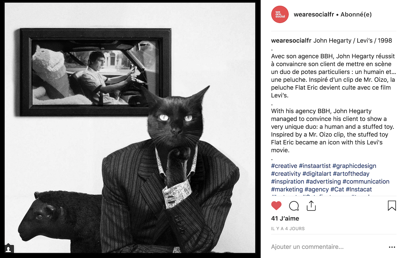 Instagram L Histoire De La Pub Incarnee Par Un Chat Georgie The Time Traveler Agence We Are Social Instagram L Histoire De La Pub Incarnee Par Un Chat Georgie The Time Traveler Agence We Are Social