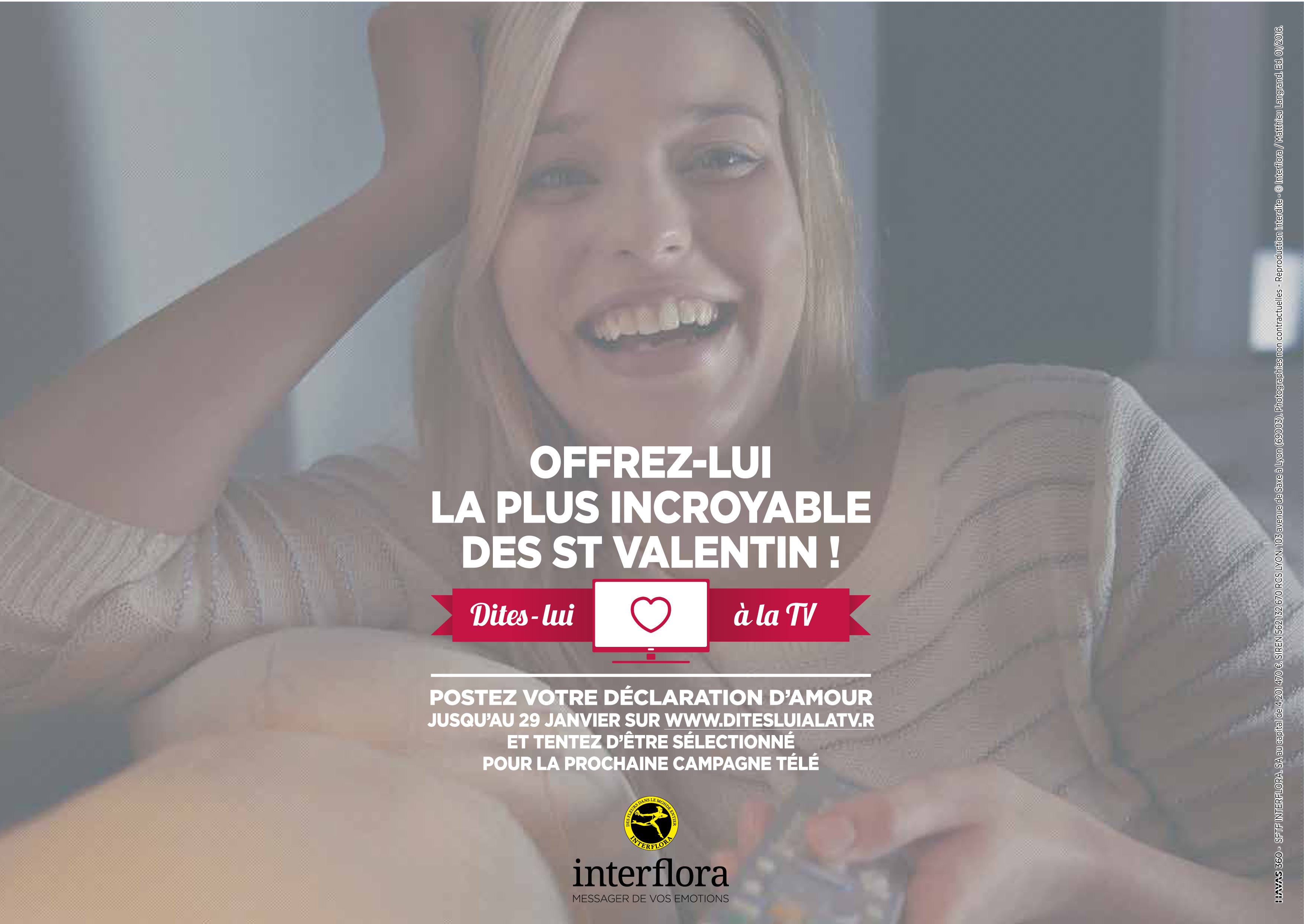 Pour la Saint-Valentin, Interflora invite les internautes dans sa nouvelle  publicité ! - agence Havas Paris