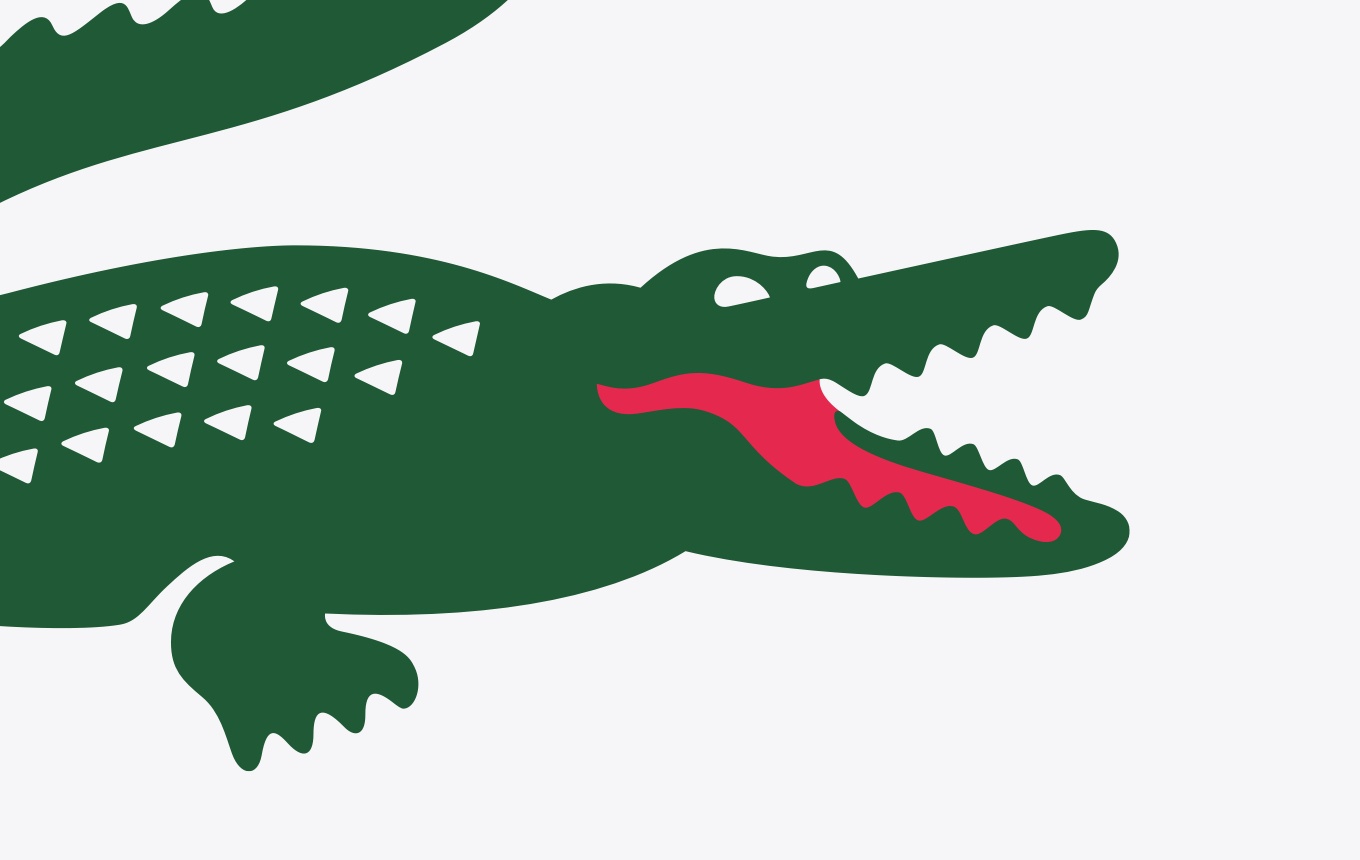 marque avec un crocodile