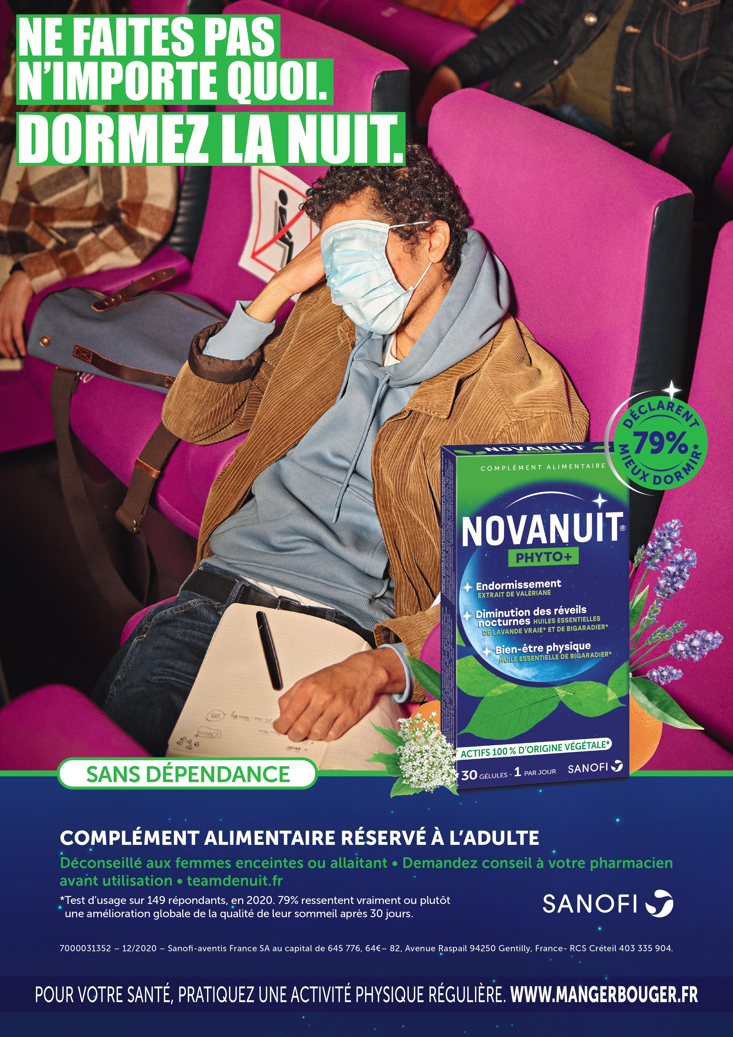  Campagne  presse et digital  Novanuit agence Marcel