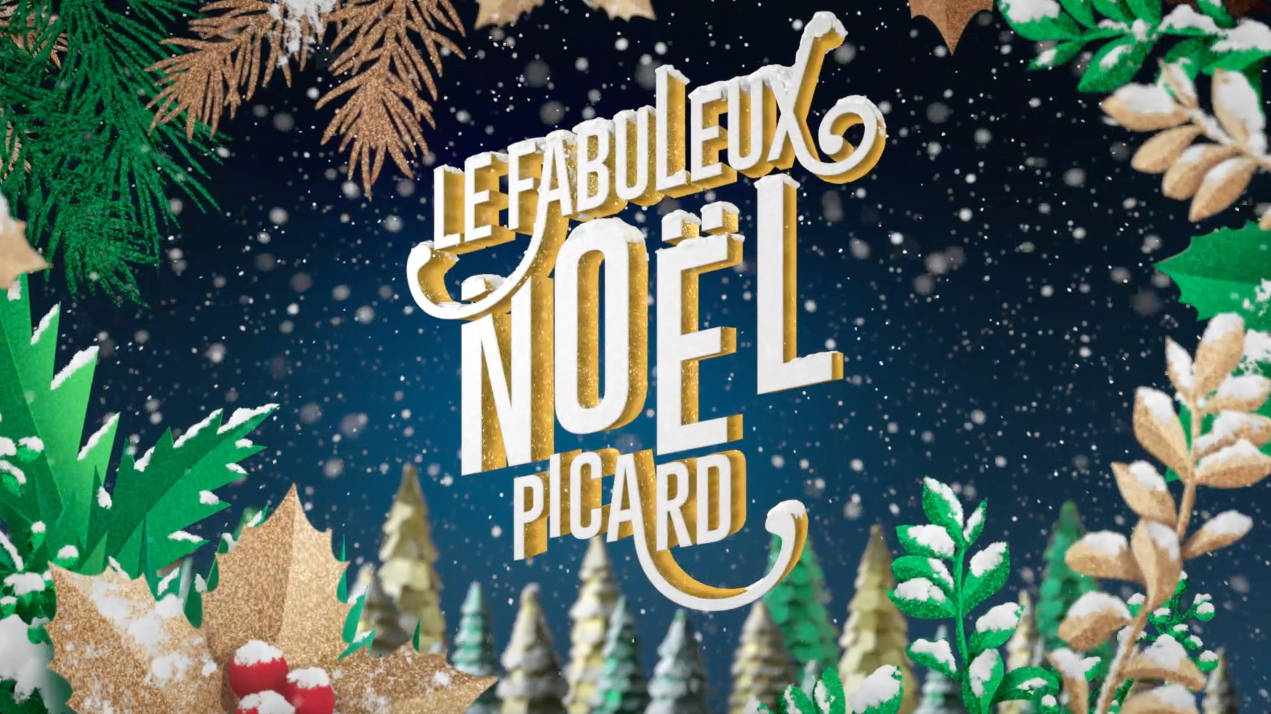 Campagne 360° « Le Fabuleux Noël » – Picard – agence SCORE DDB