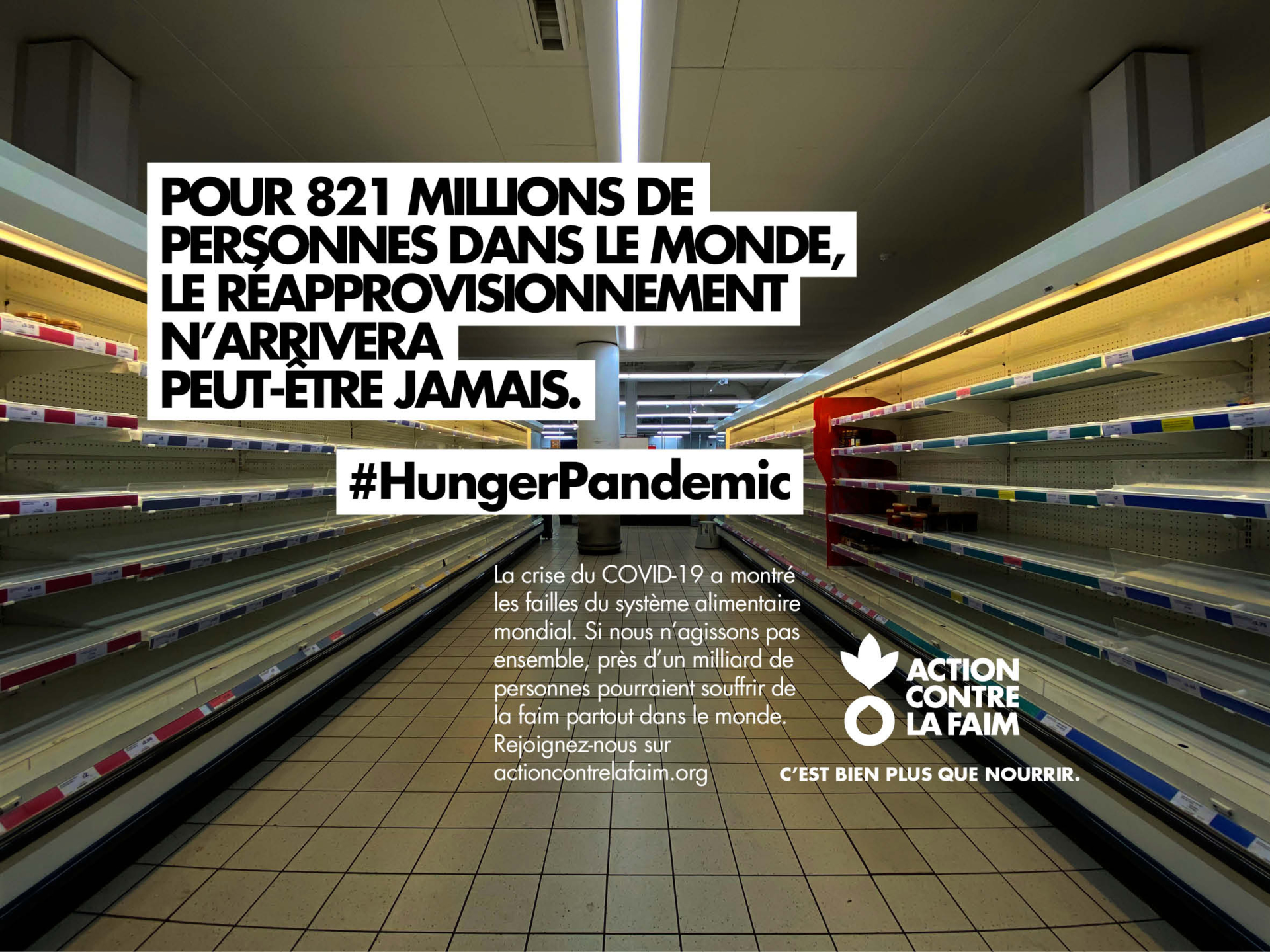 Campagne Presse Hungerpandemic Action Contre La Faim Agence Ddb Paris