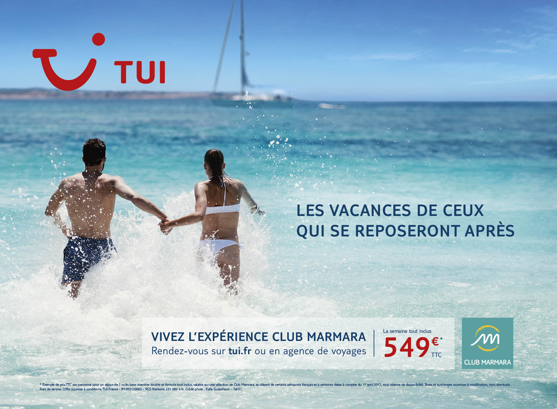  Campagne  de  communication  Affichage TUI Tui agence Babel