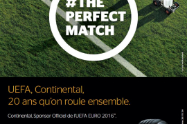 A l’occasion de l’Euro 2016™, Continental lance une campagne de communication Made in France,  avec la participation de ses collaborateurs et l’équipe de foot de Sarreguemines :#ThePerfectMatch