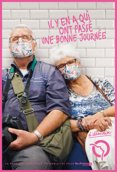 Campagne print  et digital  demain RATP  agence Havas 